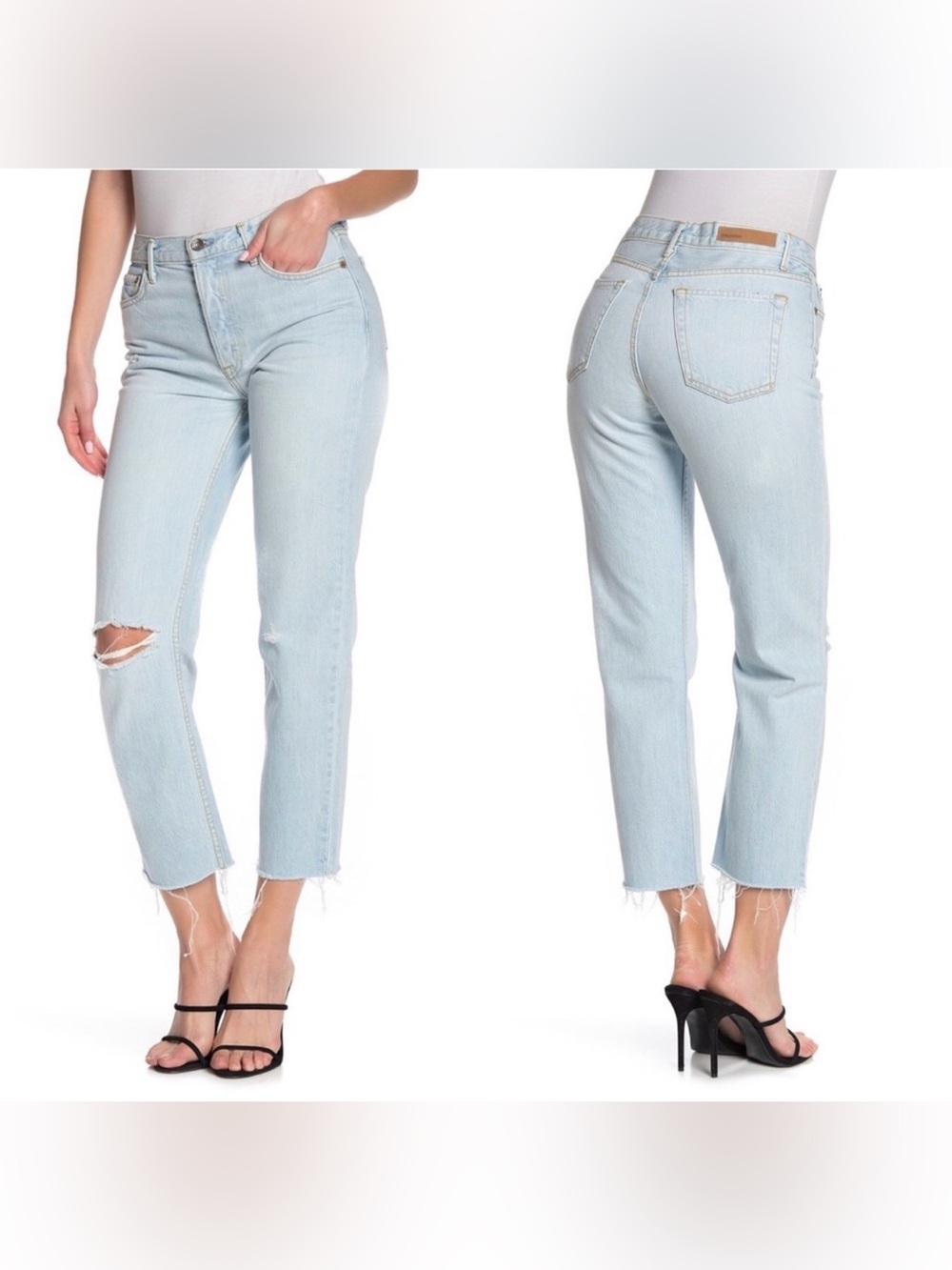 GRLFRND Helena Distressed Jeans size 24 NWT